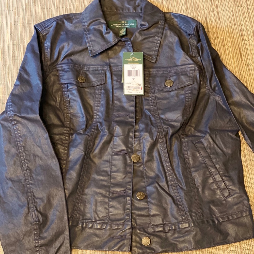 Lauren Jeans Co. Indigo Jacket Sz M